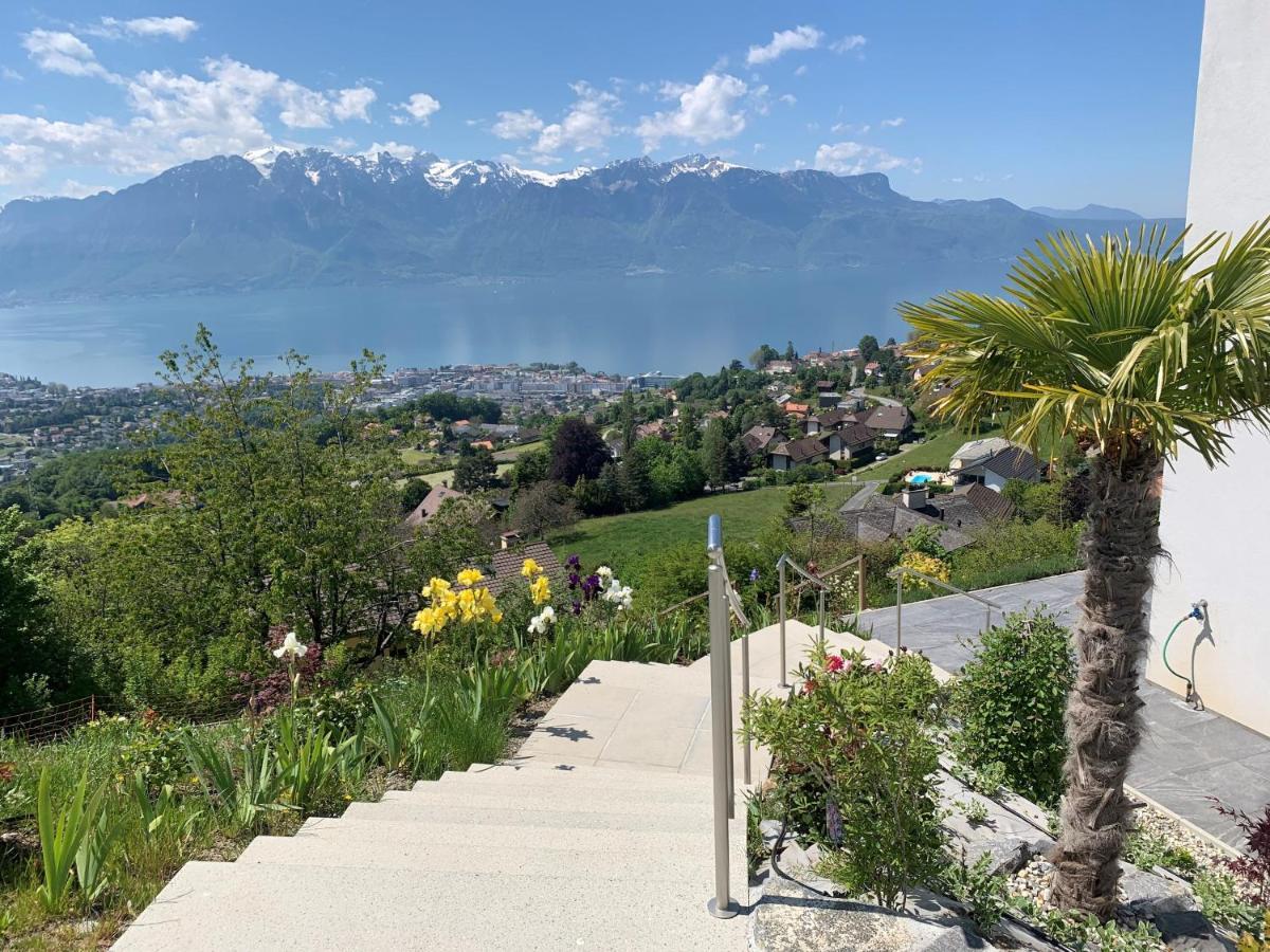 Appartement 180 degrés de rêve à Jongny Esterno foto