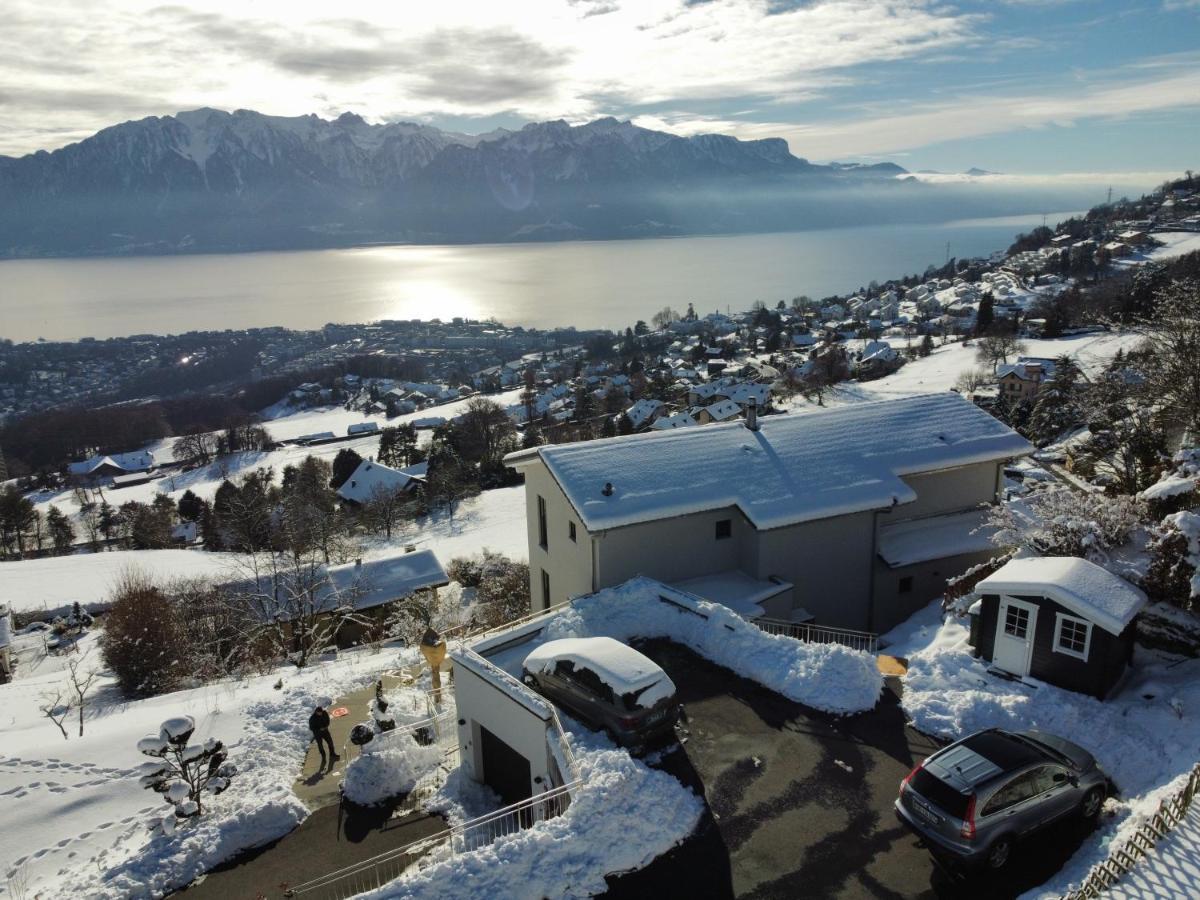 Appartement 180 degrés de rêve à Jongny Esterno foto