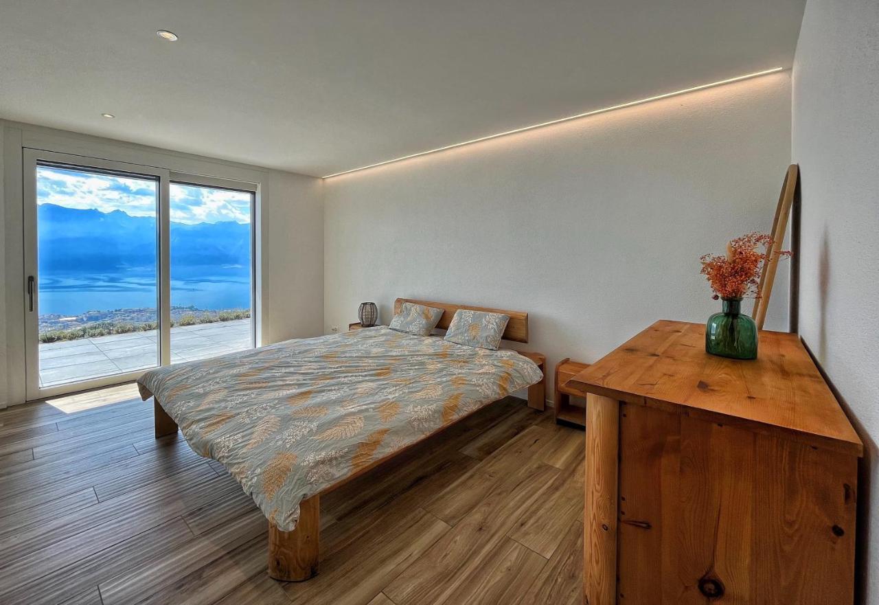 Appartement 180 degrés de rêve à Jongny Esterno foto