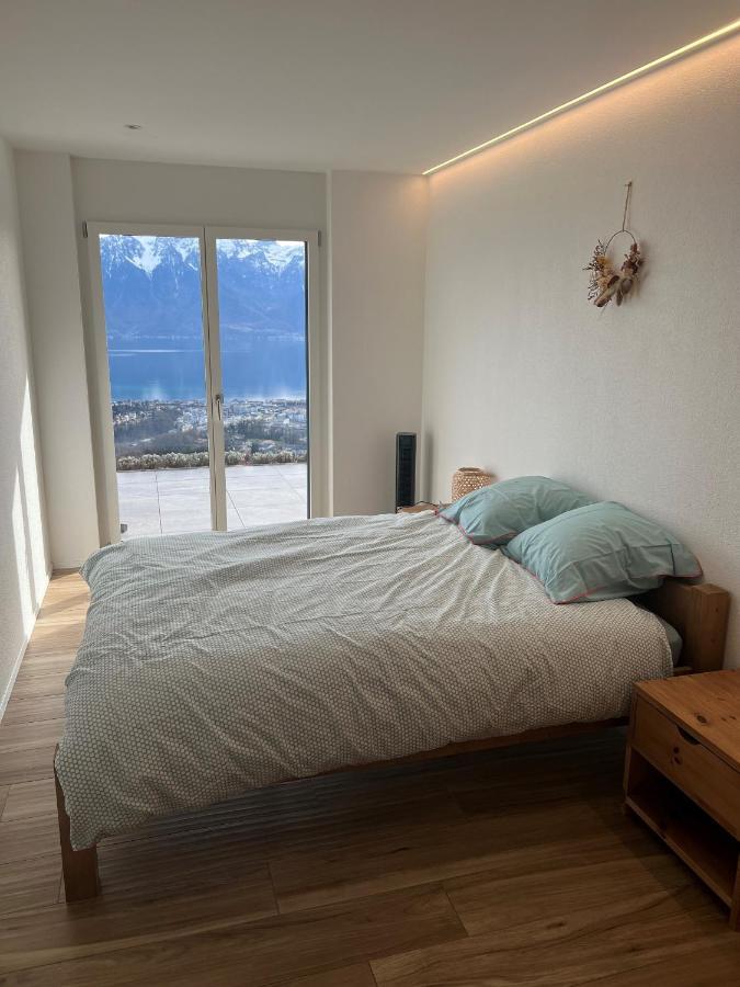 Appartement 180 degrés de rêve à Jongny Esterno foto